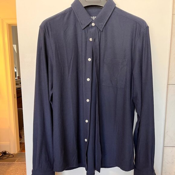 Rhone WFH Shirt | Brushed Nickel Gray/Sleet Gray Heather | Medium - Picture 1 of 1